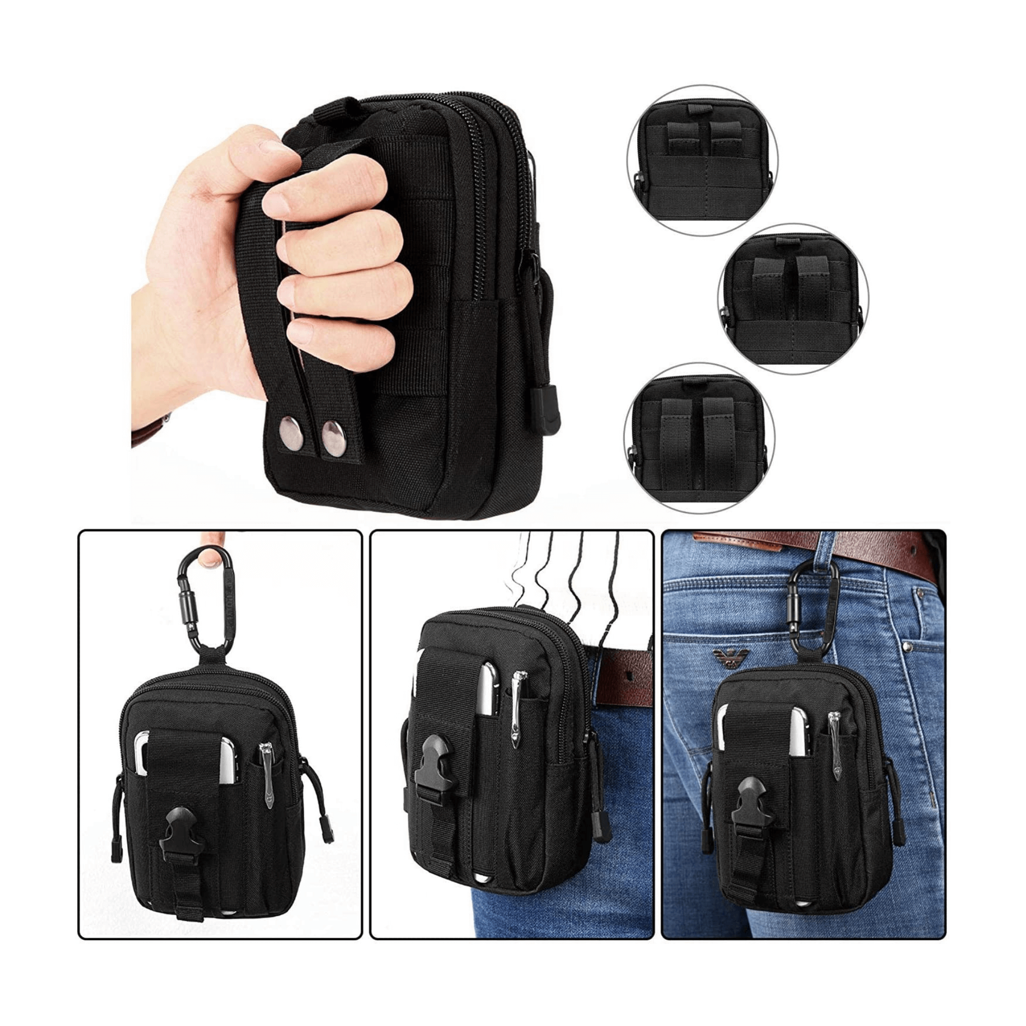 Tactical MOLLE Outdoor Waist Pouch - TrueHue