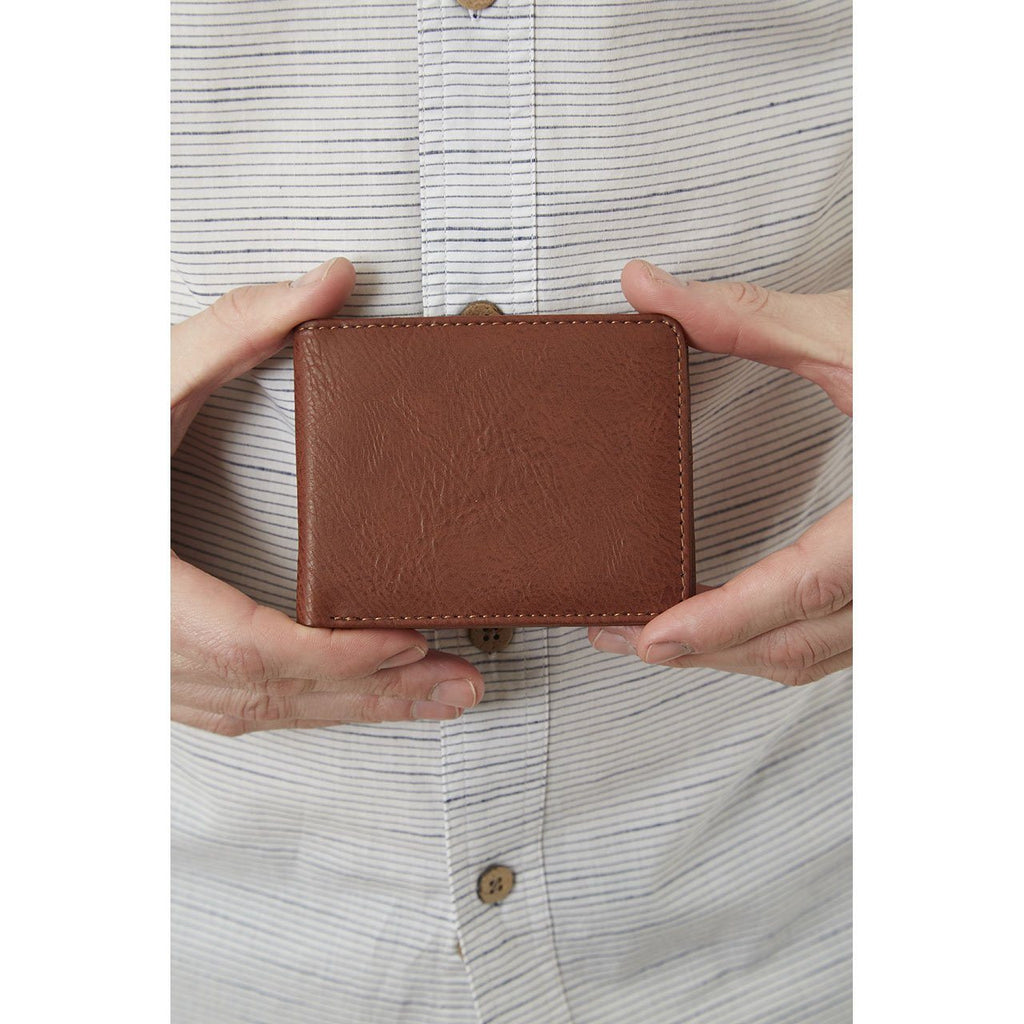 Evan Vegan Leather Bifold Wallet - TrueHue