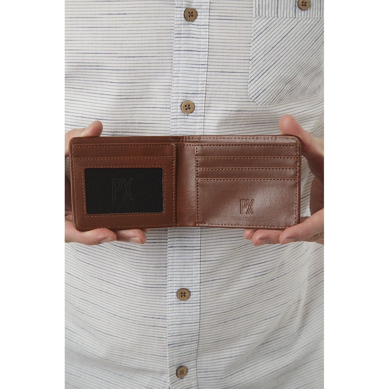 Evan Vegan Leather Bifold Wallet - TrueHue