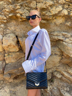 Quilted Leather Crossbody Bag - TrueHue