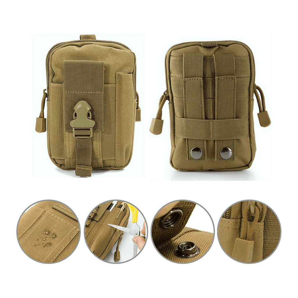 Tactical MOLLE Outdoor Waist Pouch - TrueHue