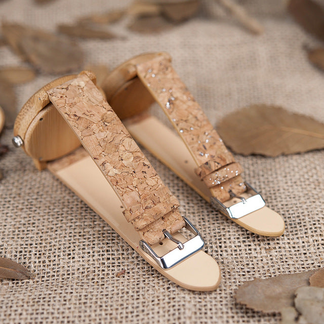 M12 Bamboo Wood Men’s Quartz Watch - TrueHue