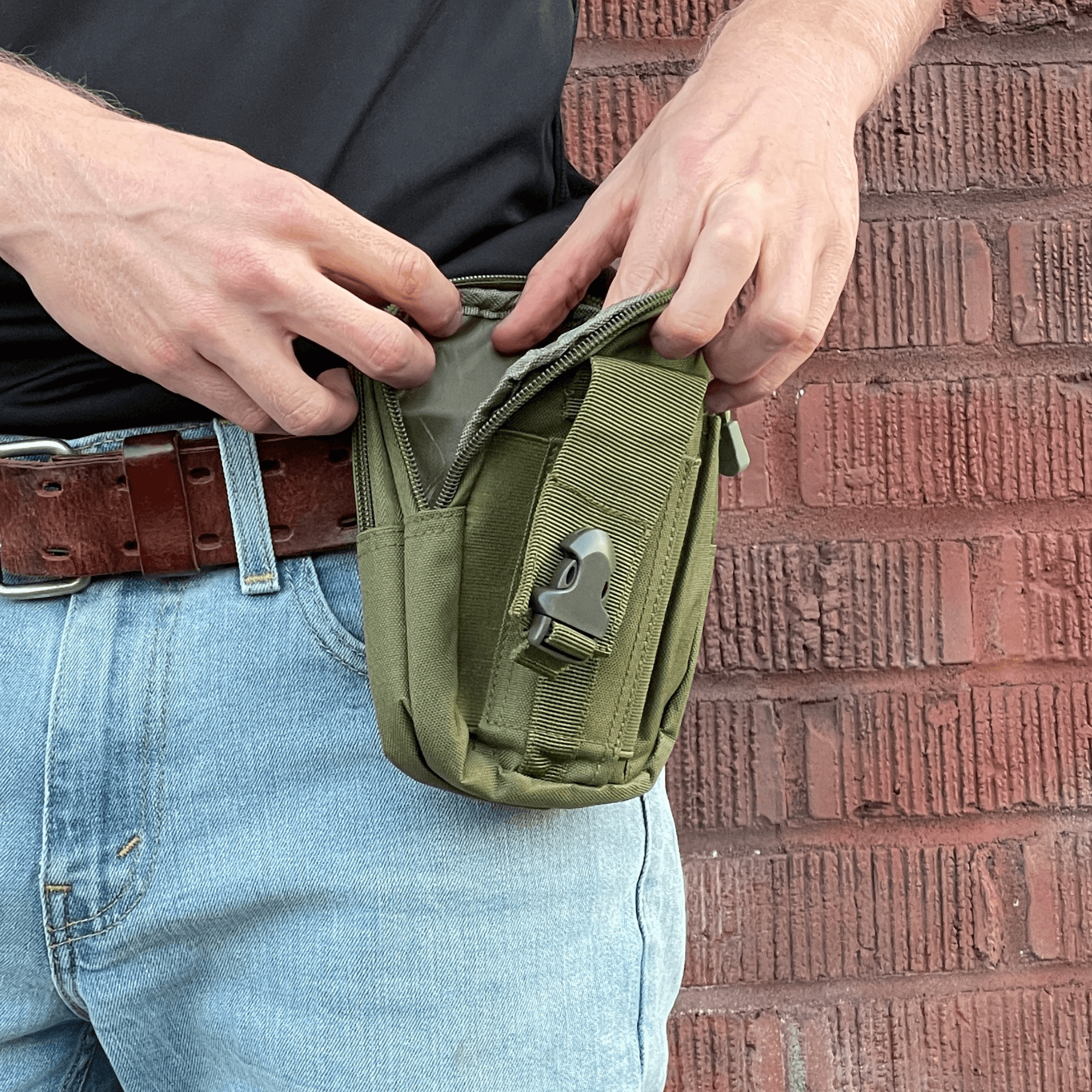 Tactical MOLLE Outdoor Waist Pouch - TrueHue