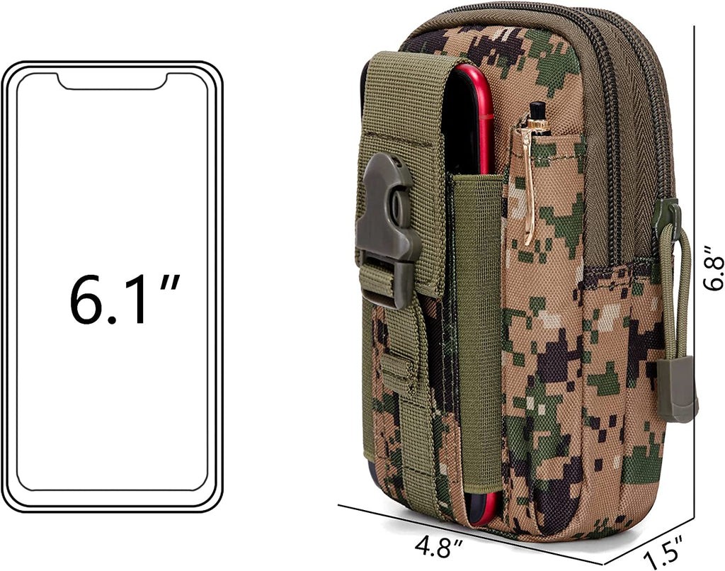 Tactical MOLLE Outdoor Waist Pouch - TrueHue