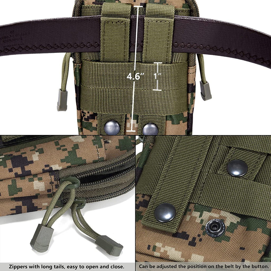 Tactical MOLLE Outdoor Waist Pouch - TrueHue
