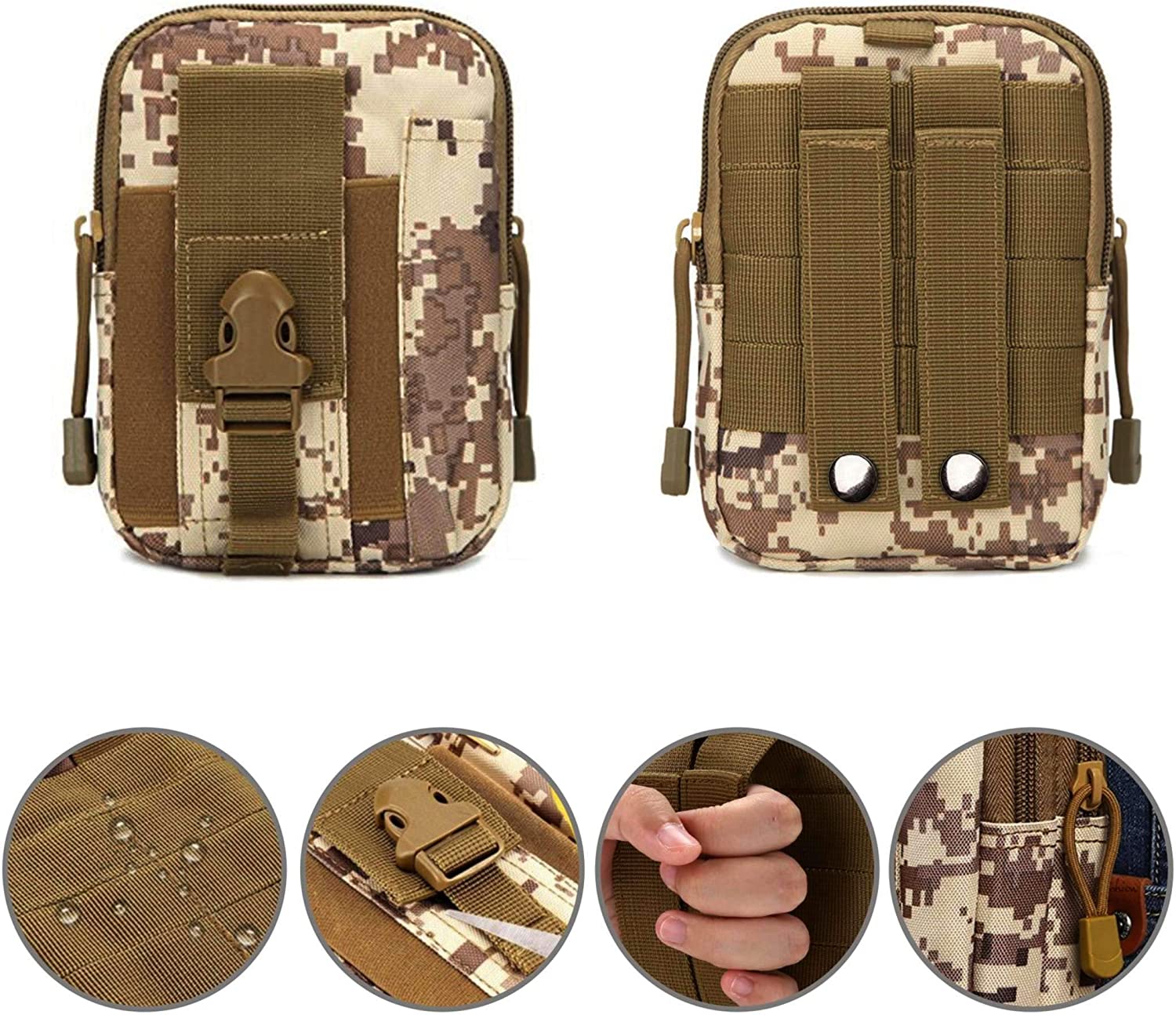 Tactical MOLLE Outdoor Waist Pouch - TrueHue