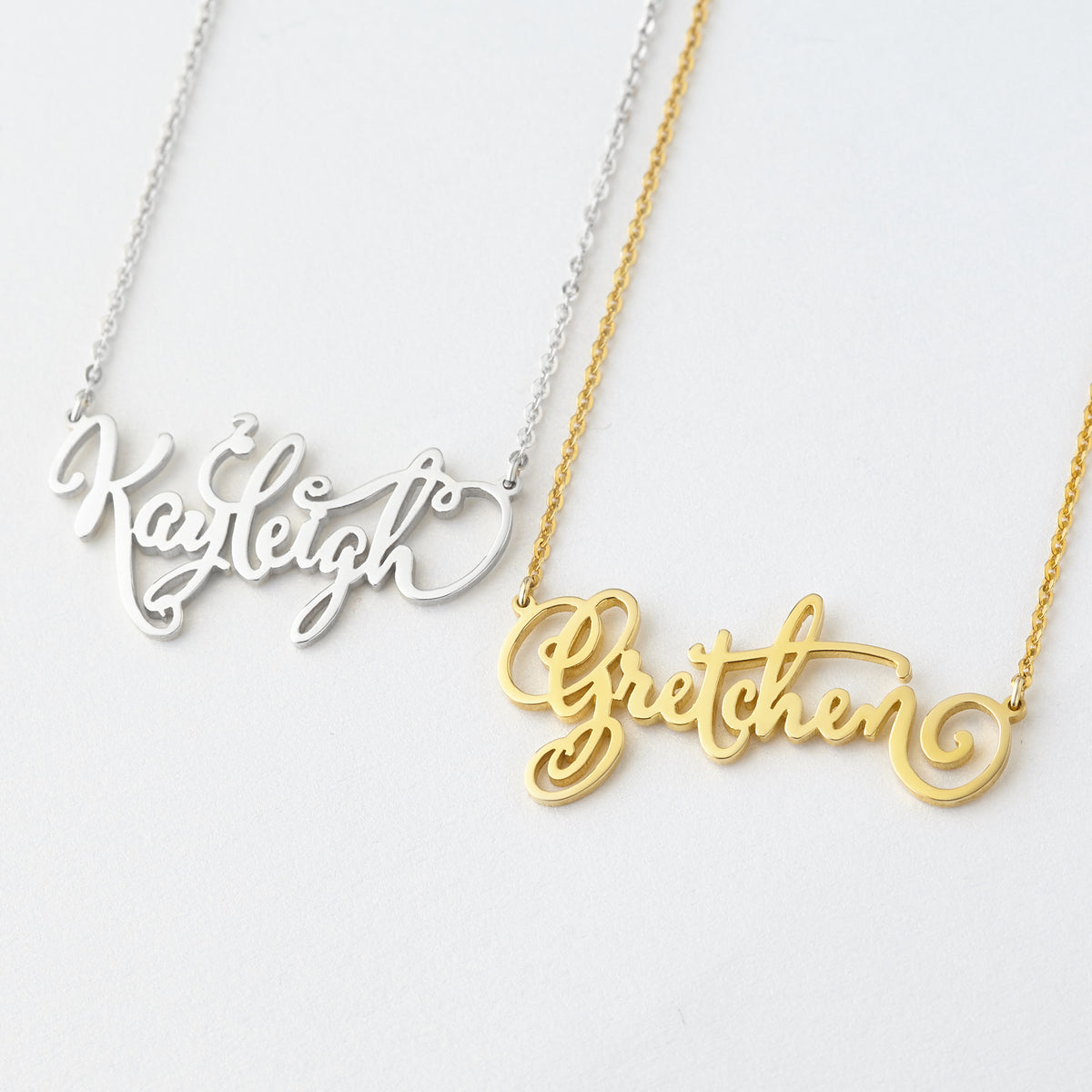 Gold Nameplate Necklace for Teens - TrueHue
