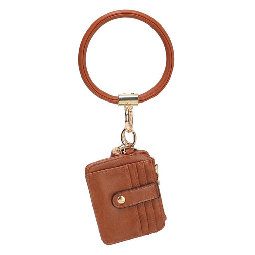Jordyn Vegan Leather Keychain Wallet - TrueHue