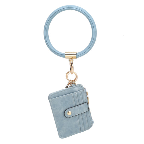 Jordyn Vegan Leather Keychain Wallet - TrueHue