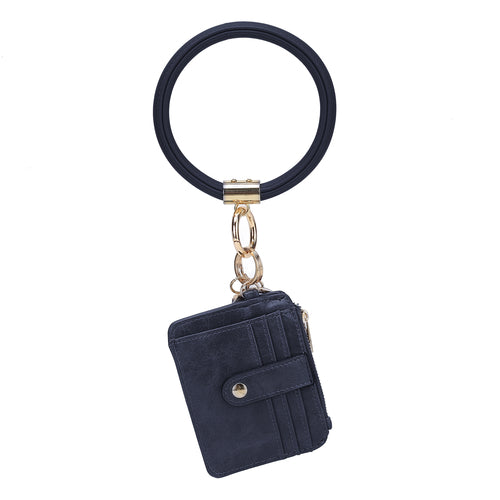 Jordyn Vegan Leather Keychain Wallet - TrueHue