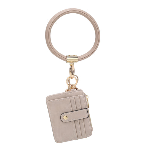 Jordyn Vegan Leather Keychain Wallet - TrueHue