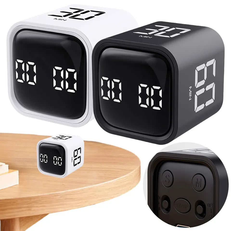 Digital Countdown Timer with Custom Presets - TrueHue