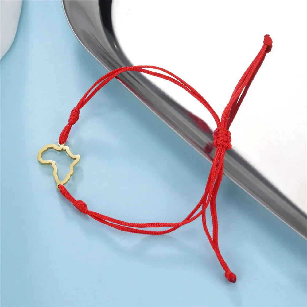 Skyrim African Map Steel Bracelet - TrueHue