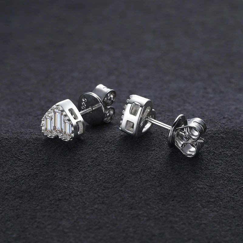 D Color Moissanite Stud Earrings for Women - TrueHue