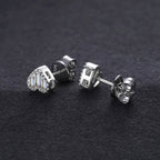 D Color Moissanite Stud Earrings for Women - TrueHue