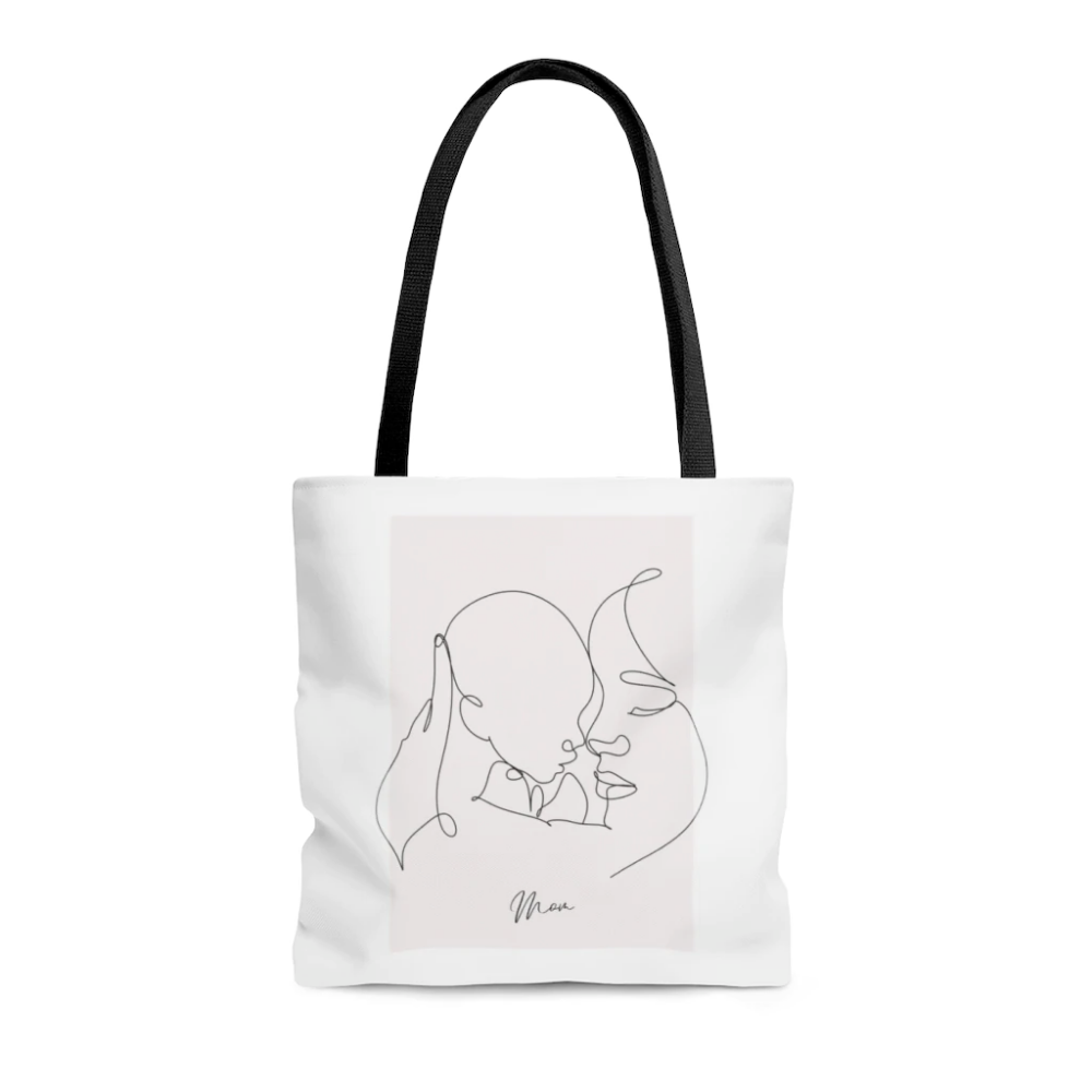 Mom & I Medium Shopper Tote Bag - TrueHue