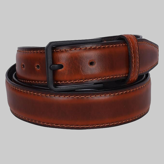 Brown Genuine Leather Belt for Men - TrueHue