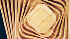 Bamboo Round Platter 13" inch | For pizza / Barbecue / Steak - TrueHue